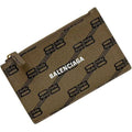 Balenciaga Beige Pvc Leather Coin Purse/Coin Case