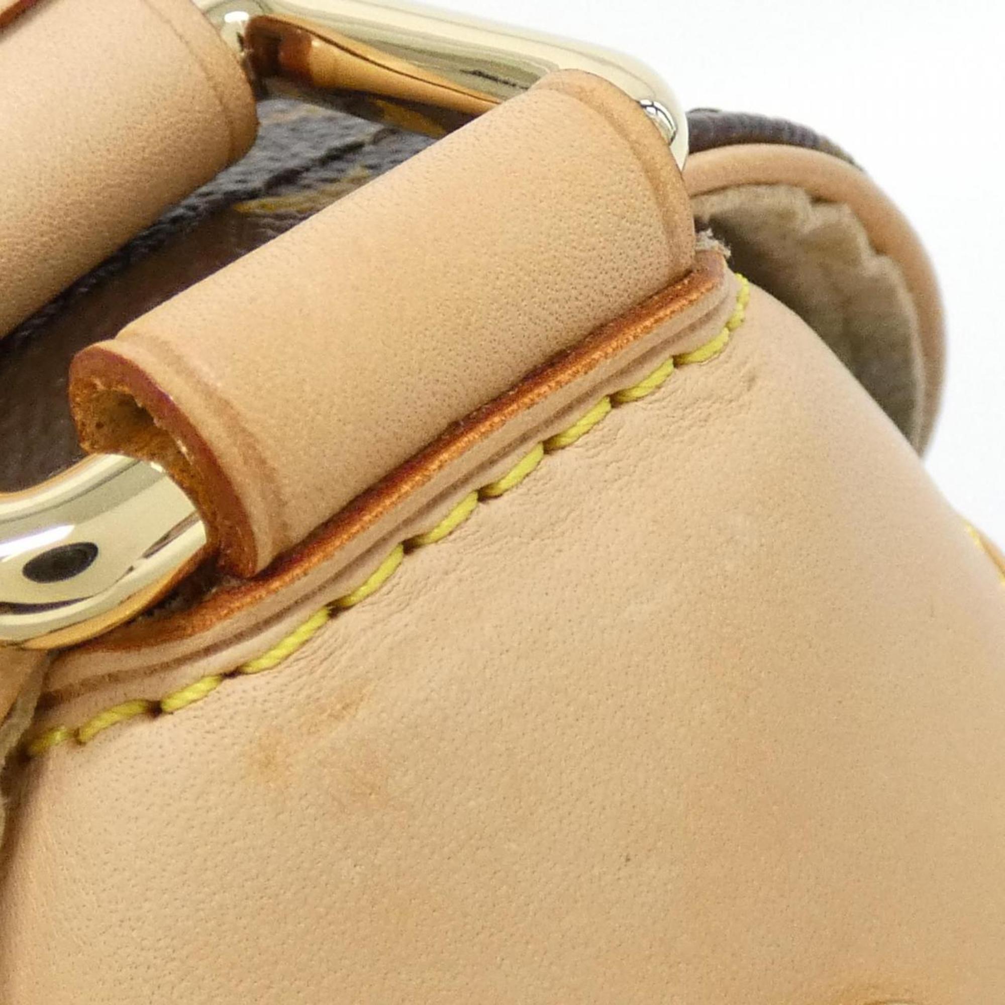 Louis Vuitton Marron Coated Canvas Shoulder Bag