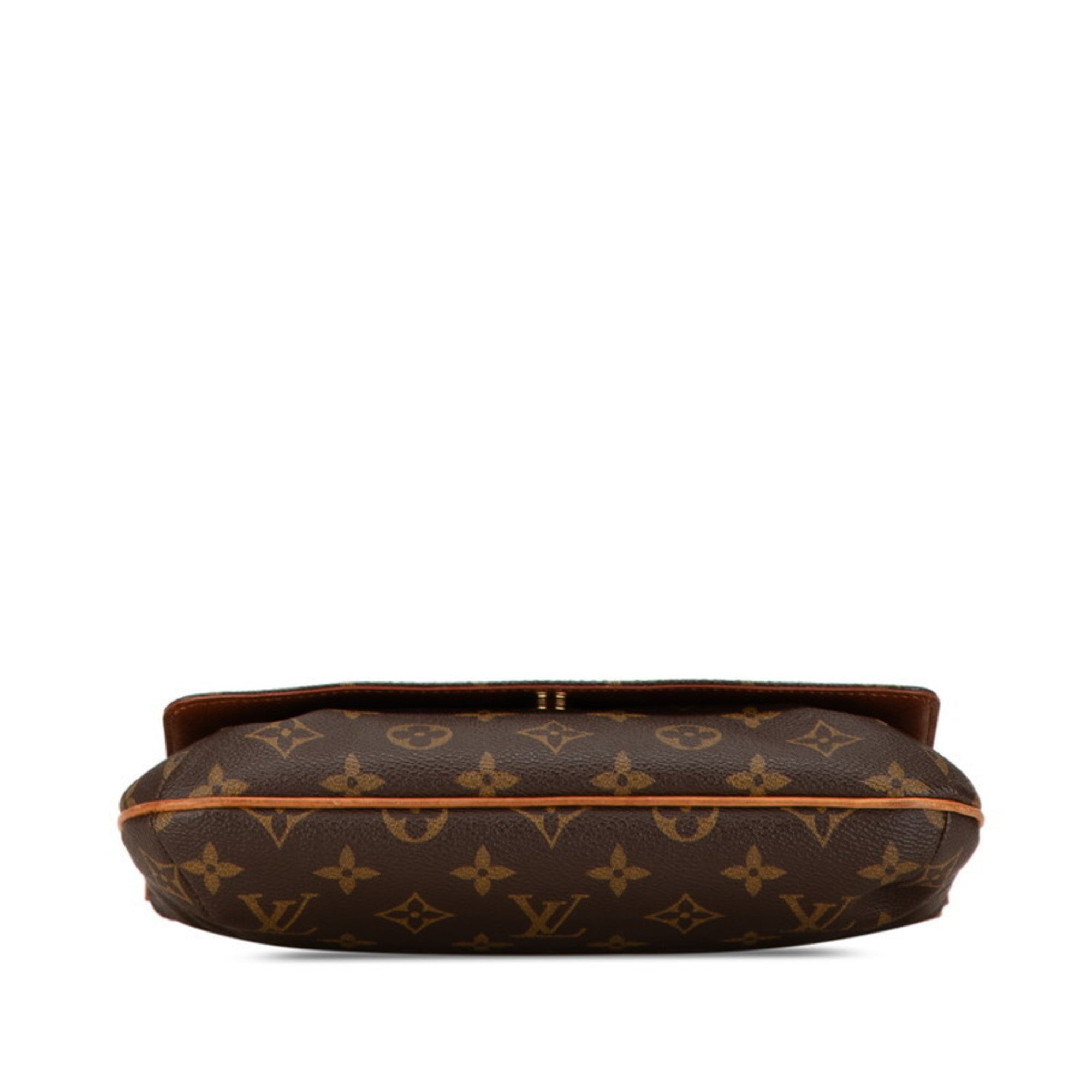 Louis Vuitton Brown Pvc Leather Shoulder Bag