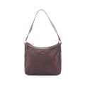 Gucci Brown Canvas Leather Handbag Shoulder Bag (Pre-Owned)