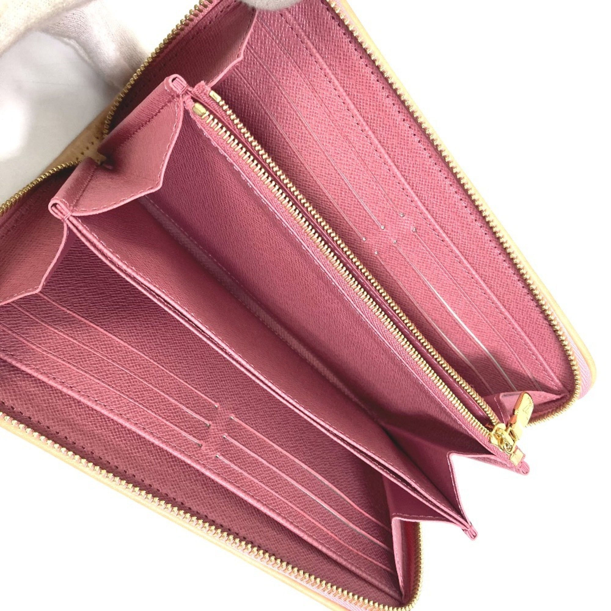 Louis Vuitton Monogram Denim Pink Monogram Denim Long Wallet