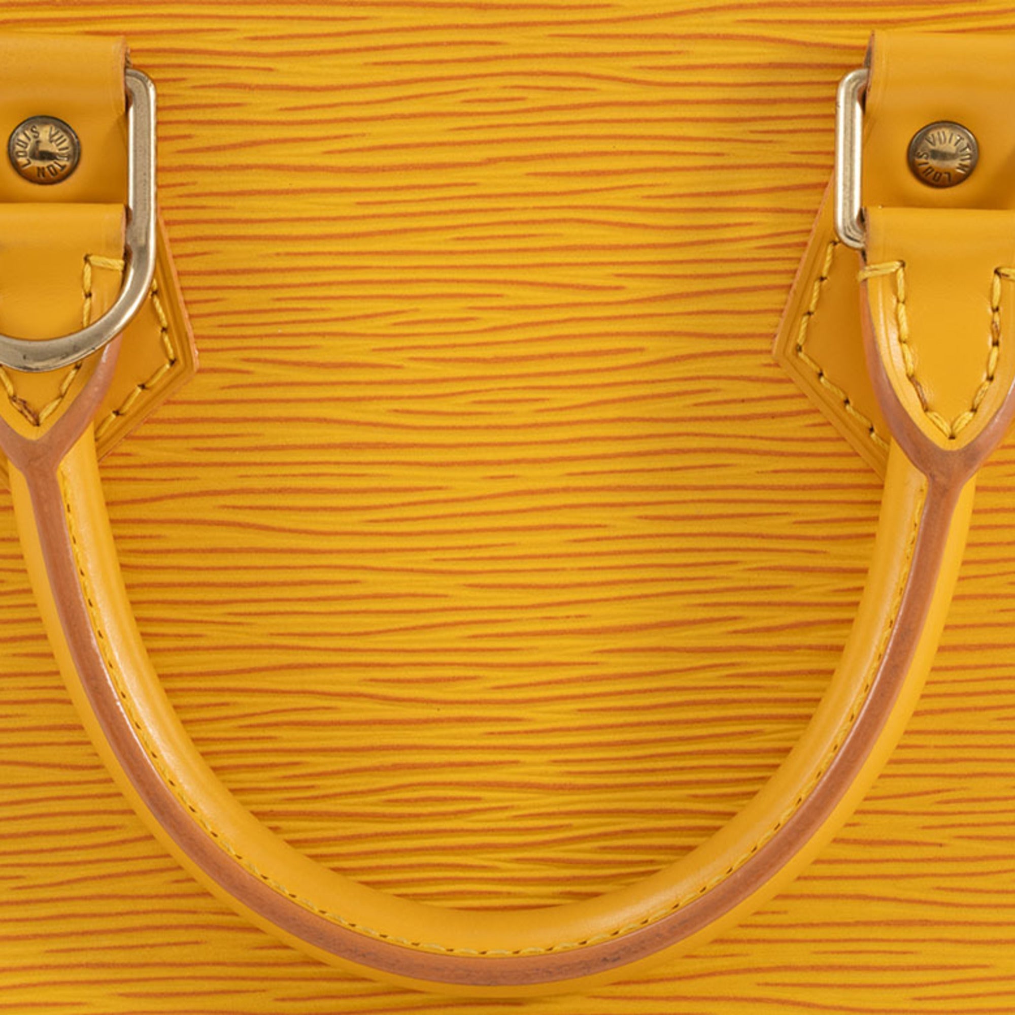 Louis Vuitton Yellow Epi Leather Handbag