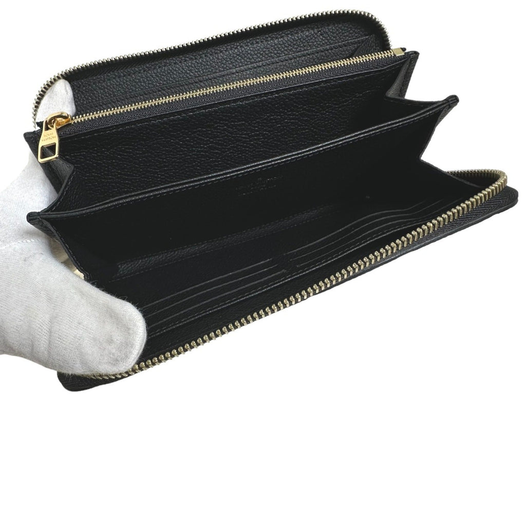 Louis Vuitton Black Monogram Empreinte Long Wallet