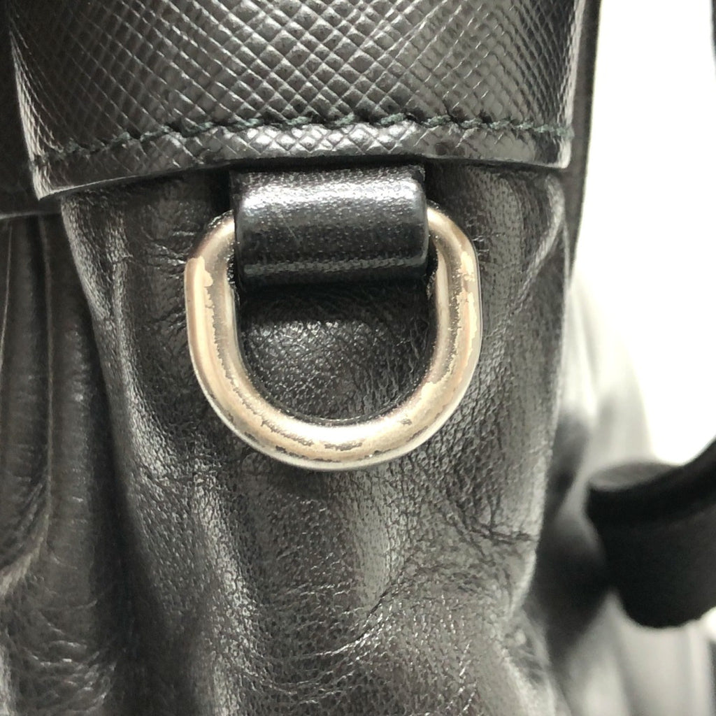 Prada Black Leather Shoulder Bag