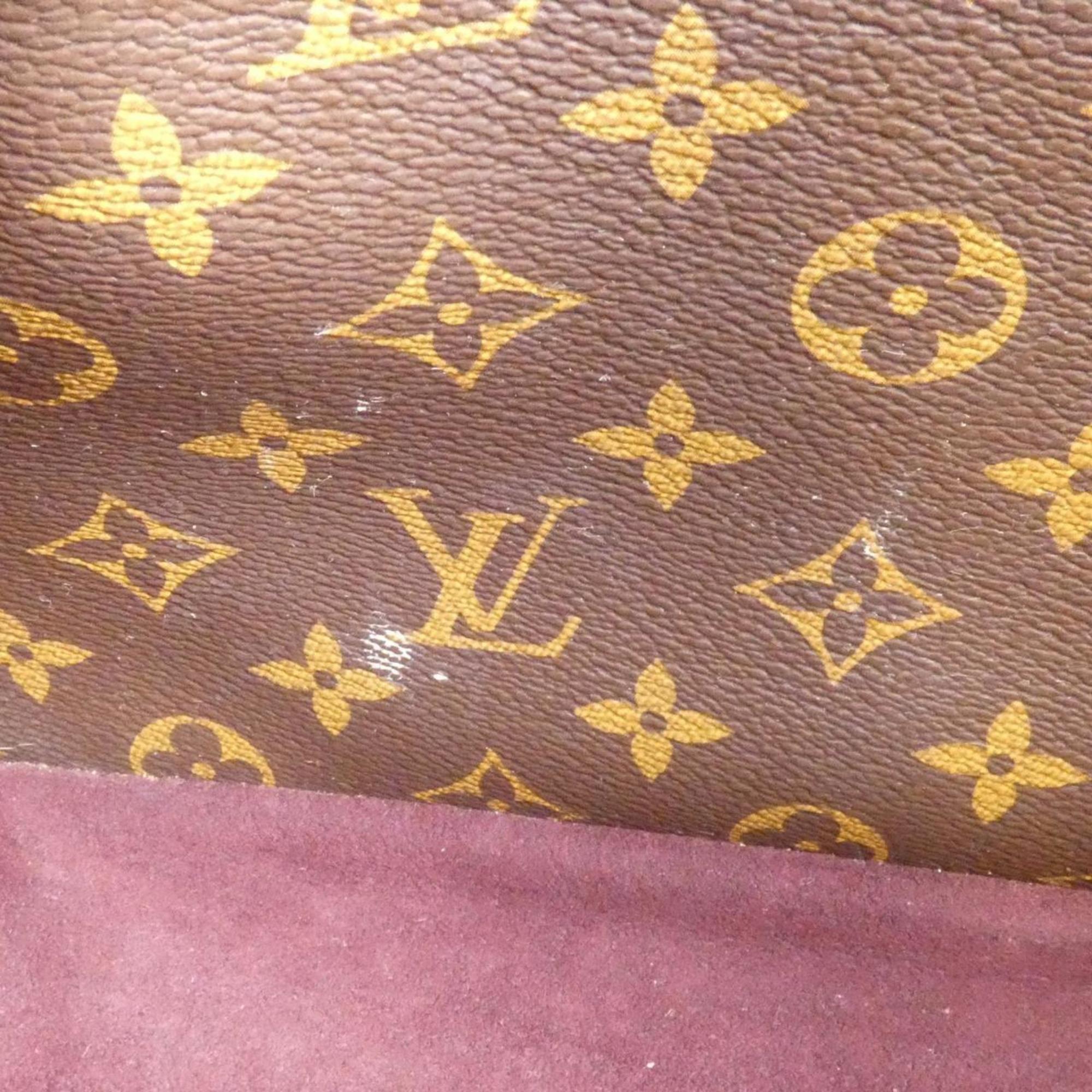 Louis Vuitton Marron Monogram Monogram Coated Canvas Handbag