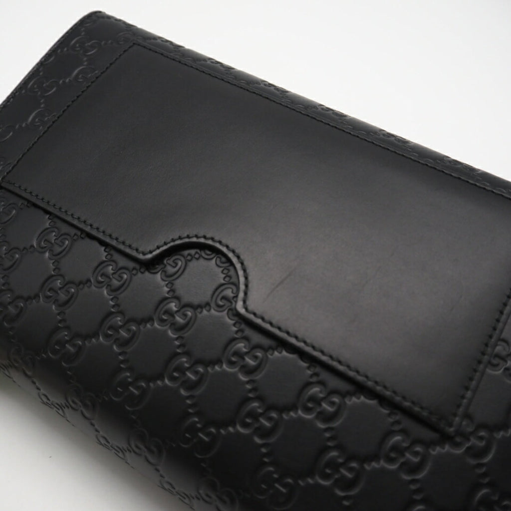 Gucci Black Leather Shoulder Bag (Pre-Owned)