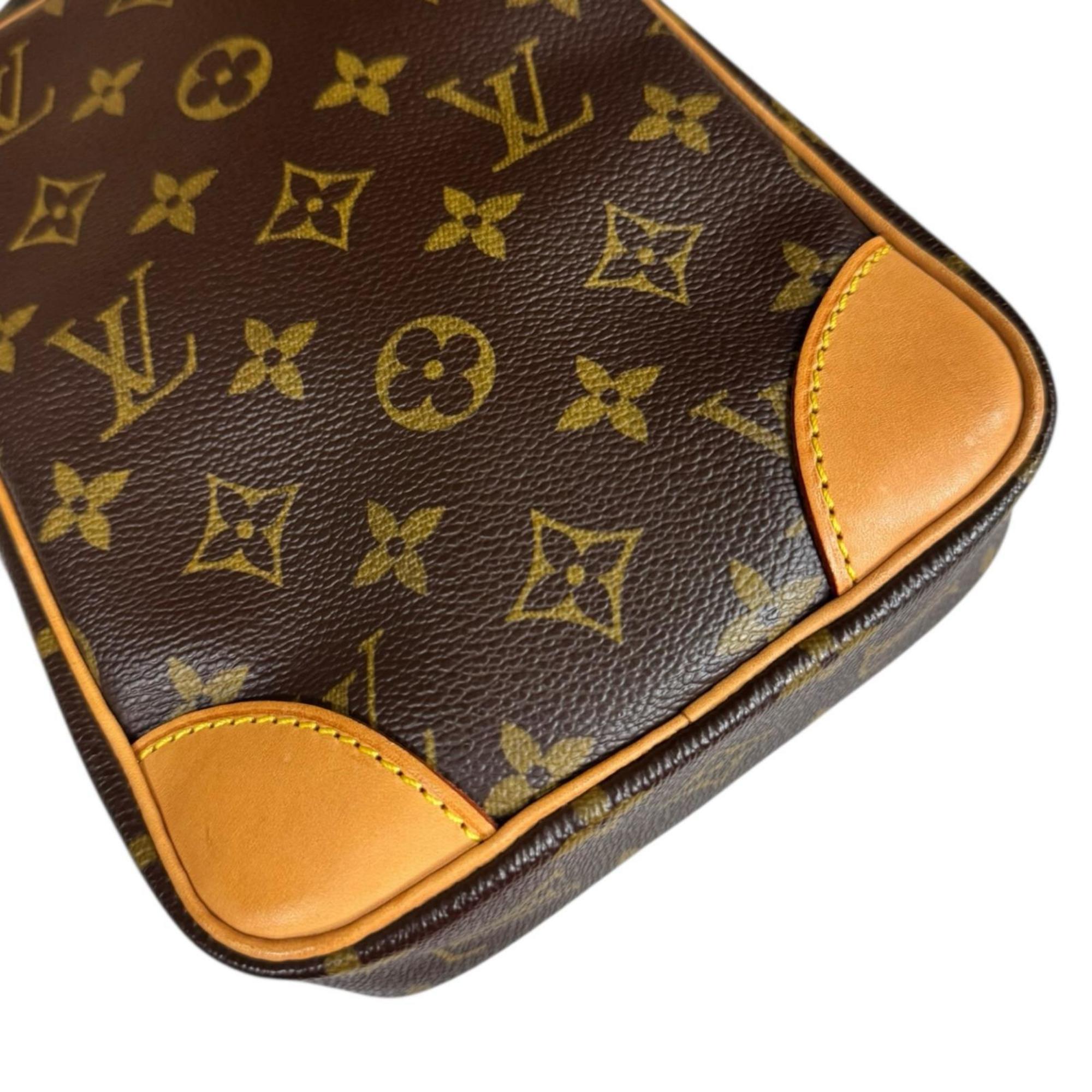 Louis Vuitton Brown Monogram Canvas Shoulder Bag