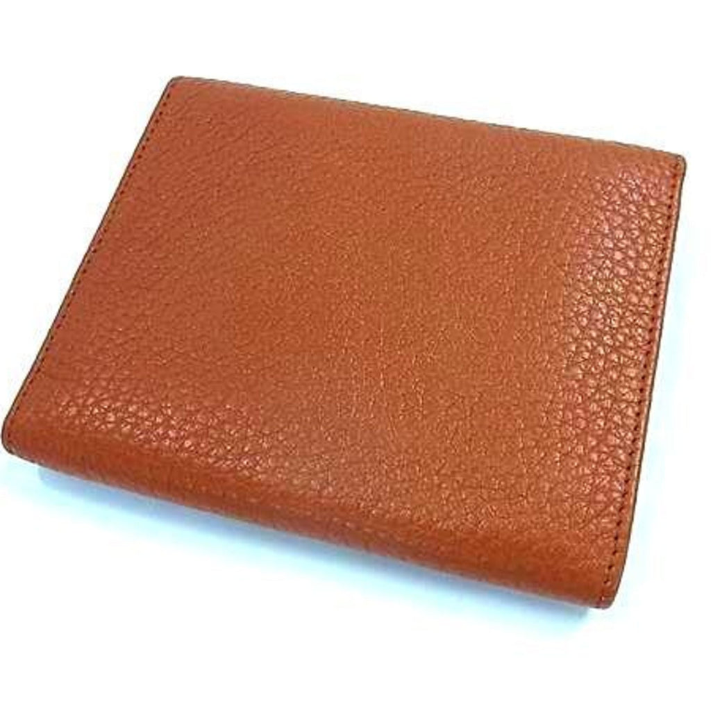 Prada Brown Leather Wallet (Tri-Fold)
