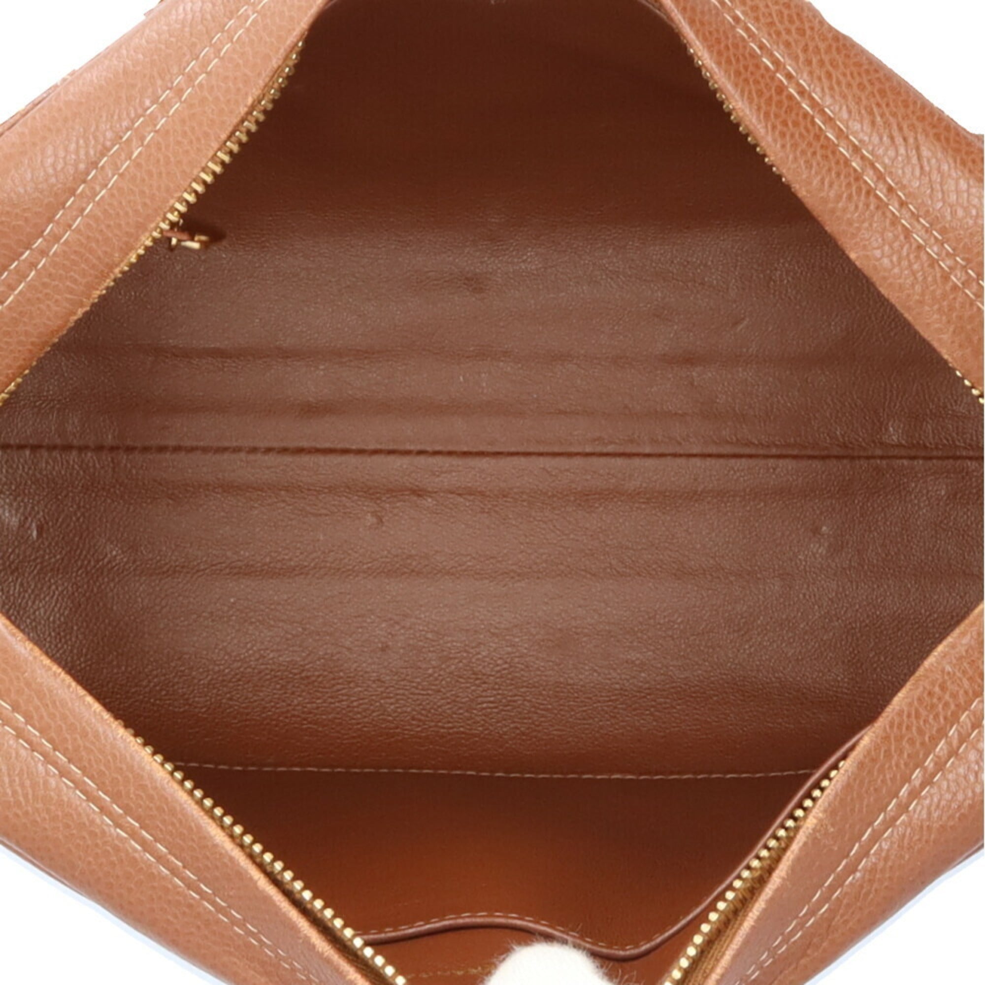 Chanel Brown Leather Shoulder Bag