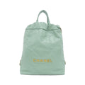 Chanel Light Green Leather Backpack