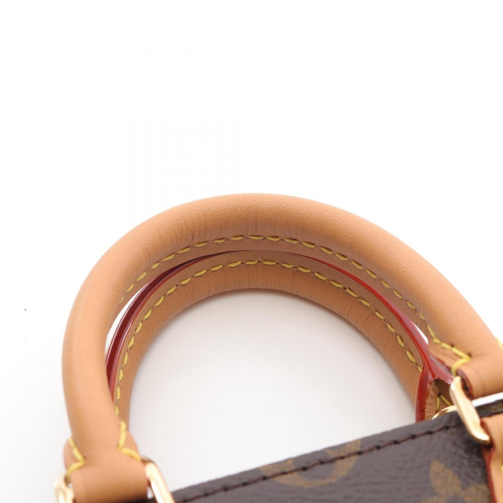 Louis Vuitton Brown Coated Canvas Leather Handbag