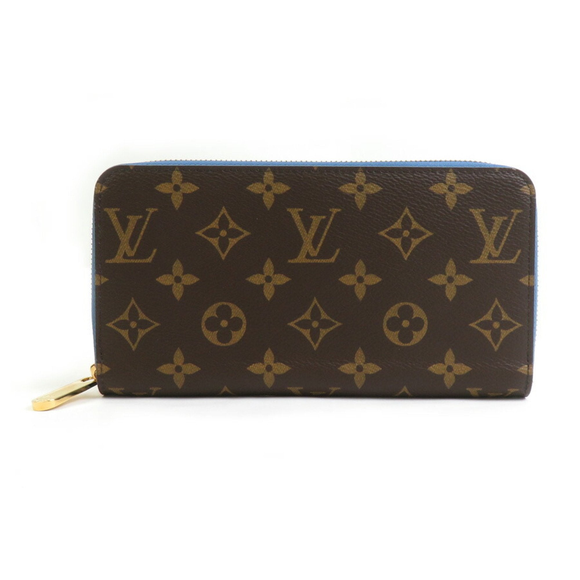 Louis Vuitton Blue Jean Monogram Monogram Long Wallet