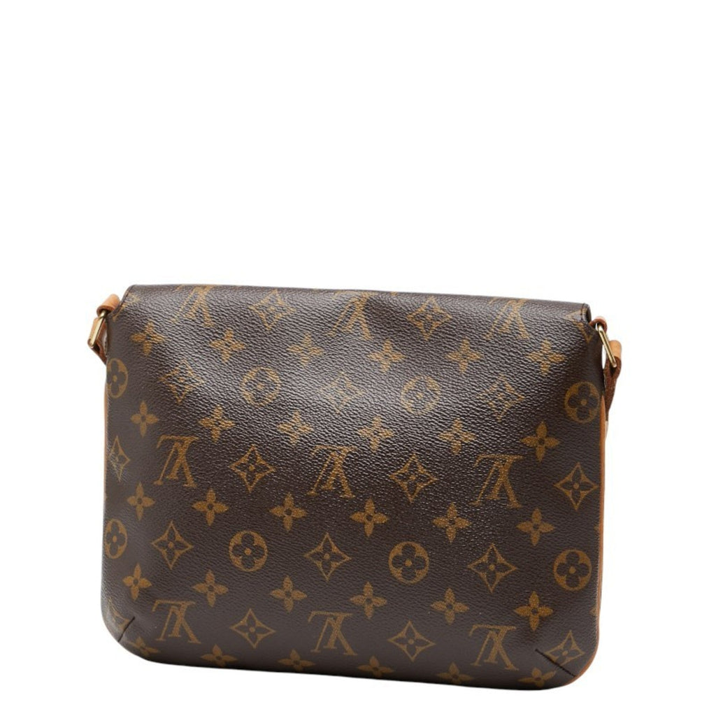 Louis Vuitton Brown Pvc Leather Shoulder Bag