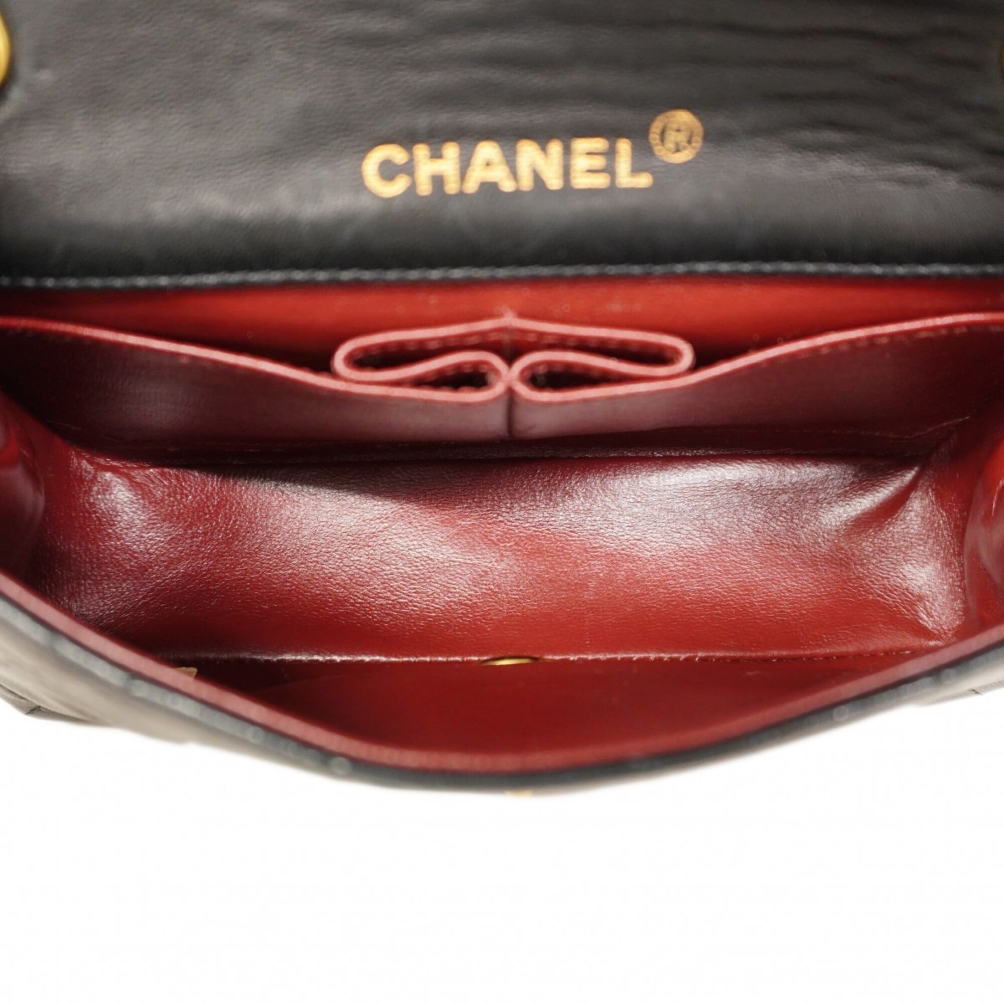 Chanel Black Leather Shoulder Bag