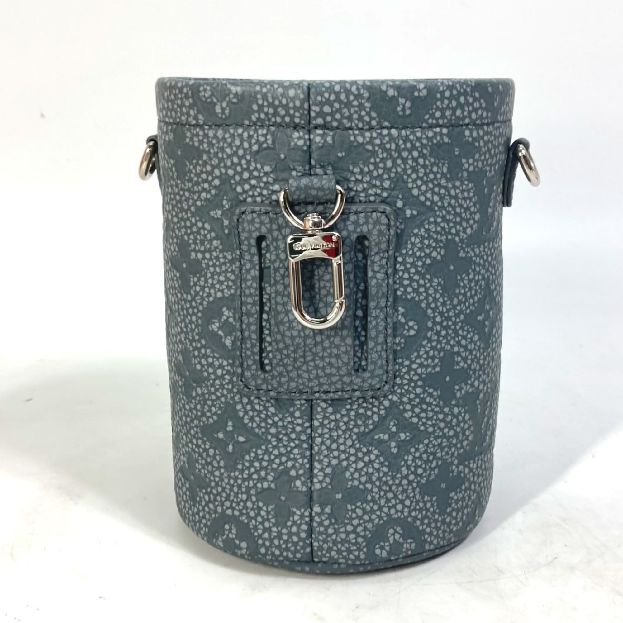 Louis Vuitton Gray Leather Shoulder Bag
