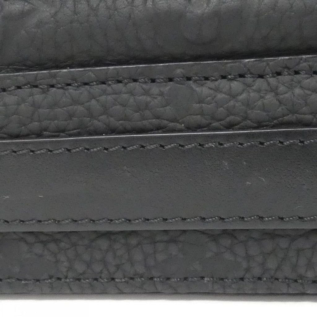 Louis Vuitton Black Leather Shoulder Bag