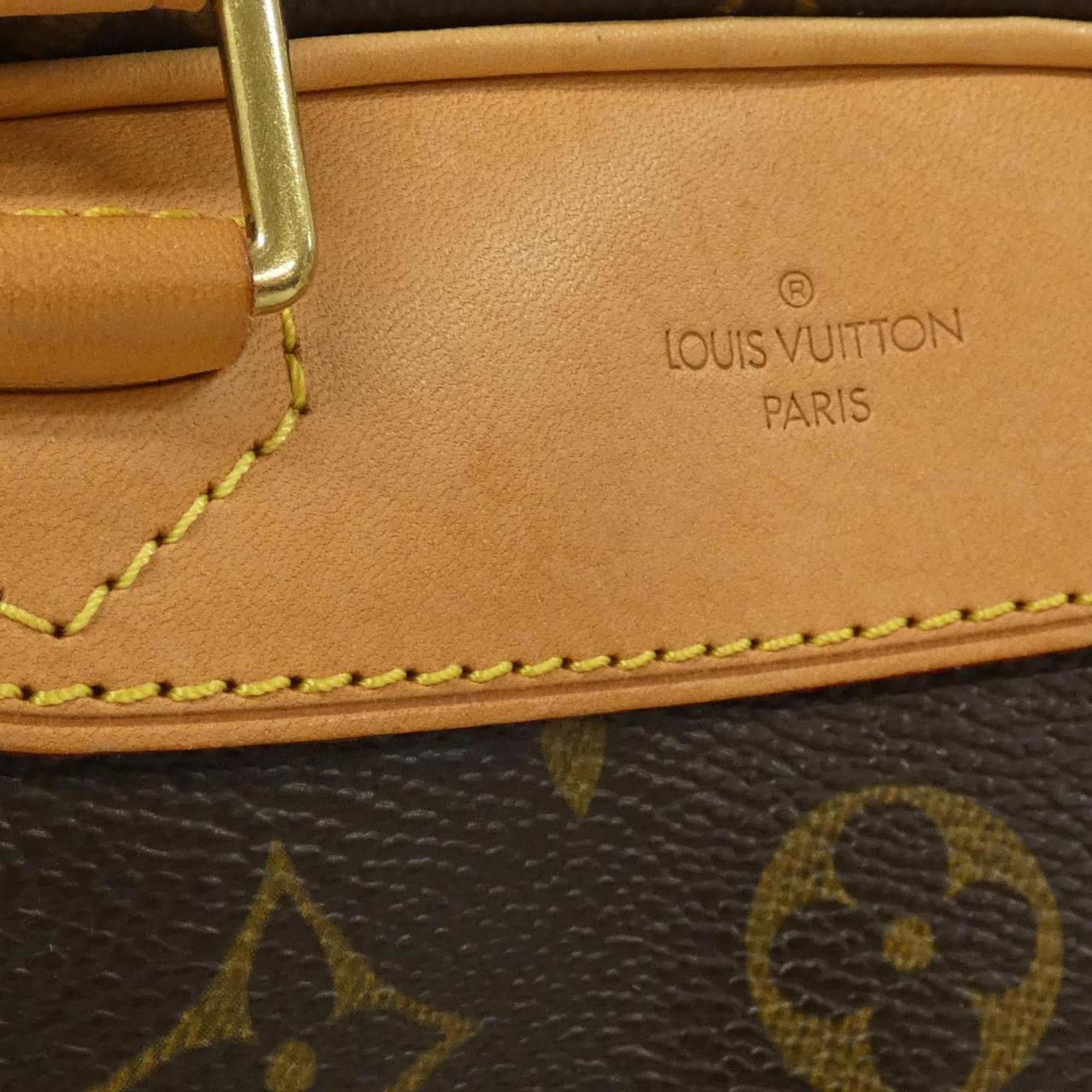 Louis Vuitton Marron Coated Canvas Handbag