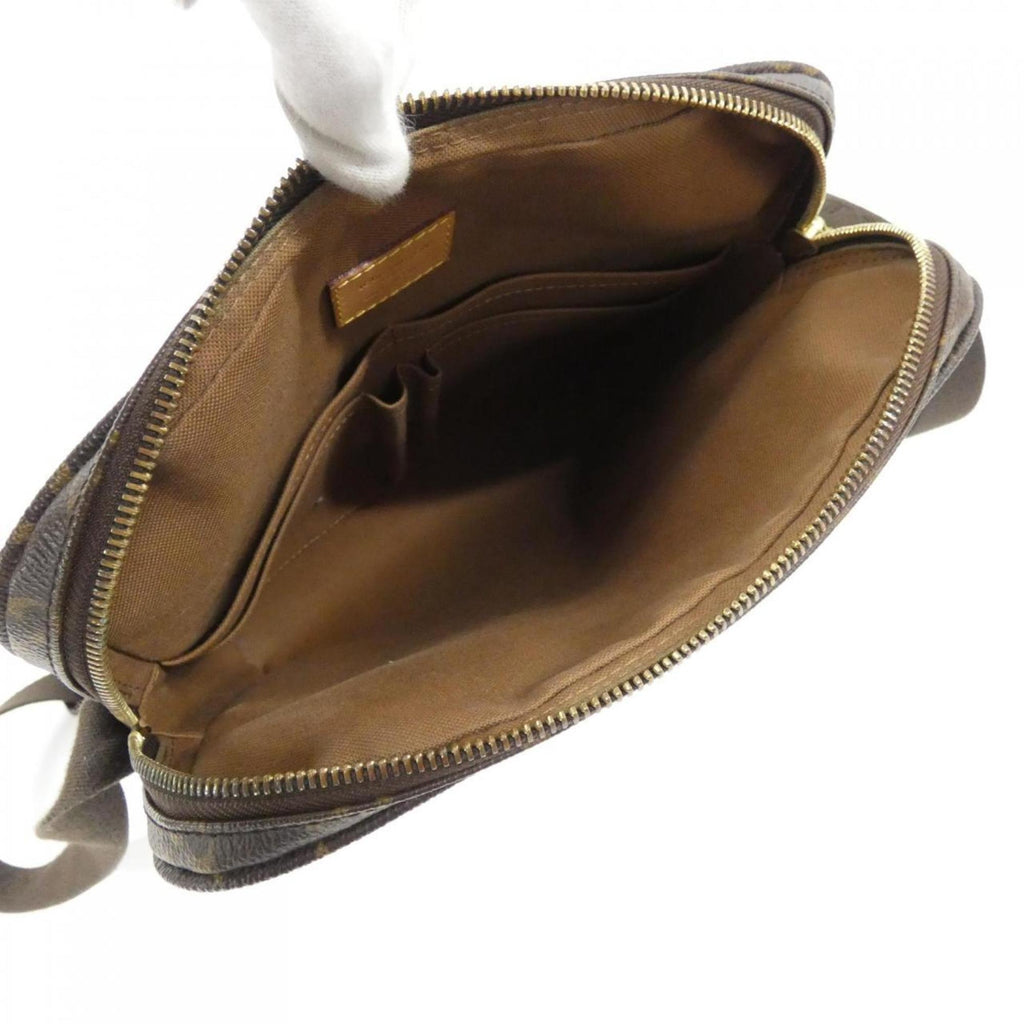 Louis Vuitton Brown Coated Canvas Shoulder Bag