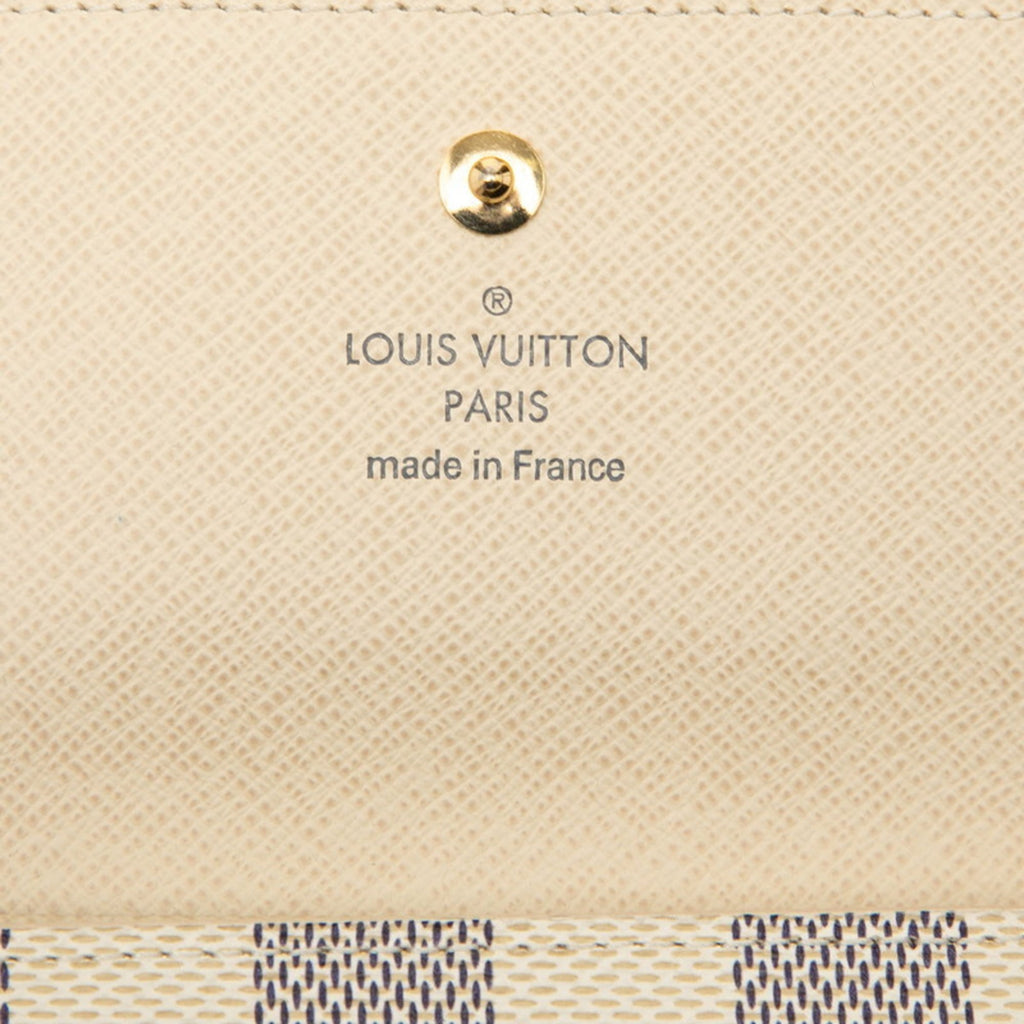 Louis Vuitton White Pvc Leather Wallet