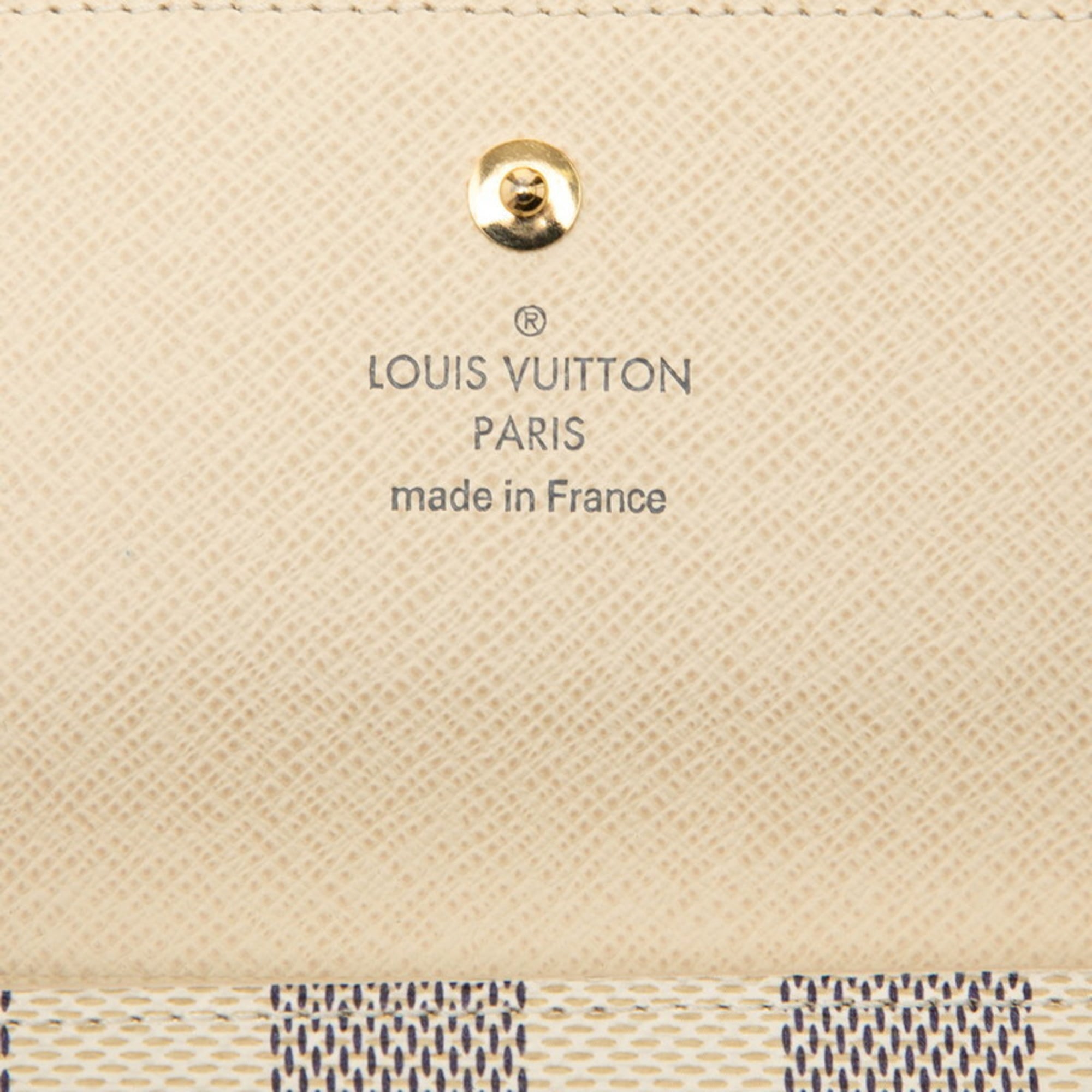 Louis Vuitton White Pvc Leather Wallet