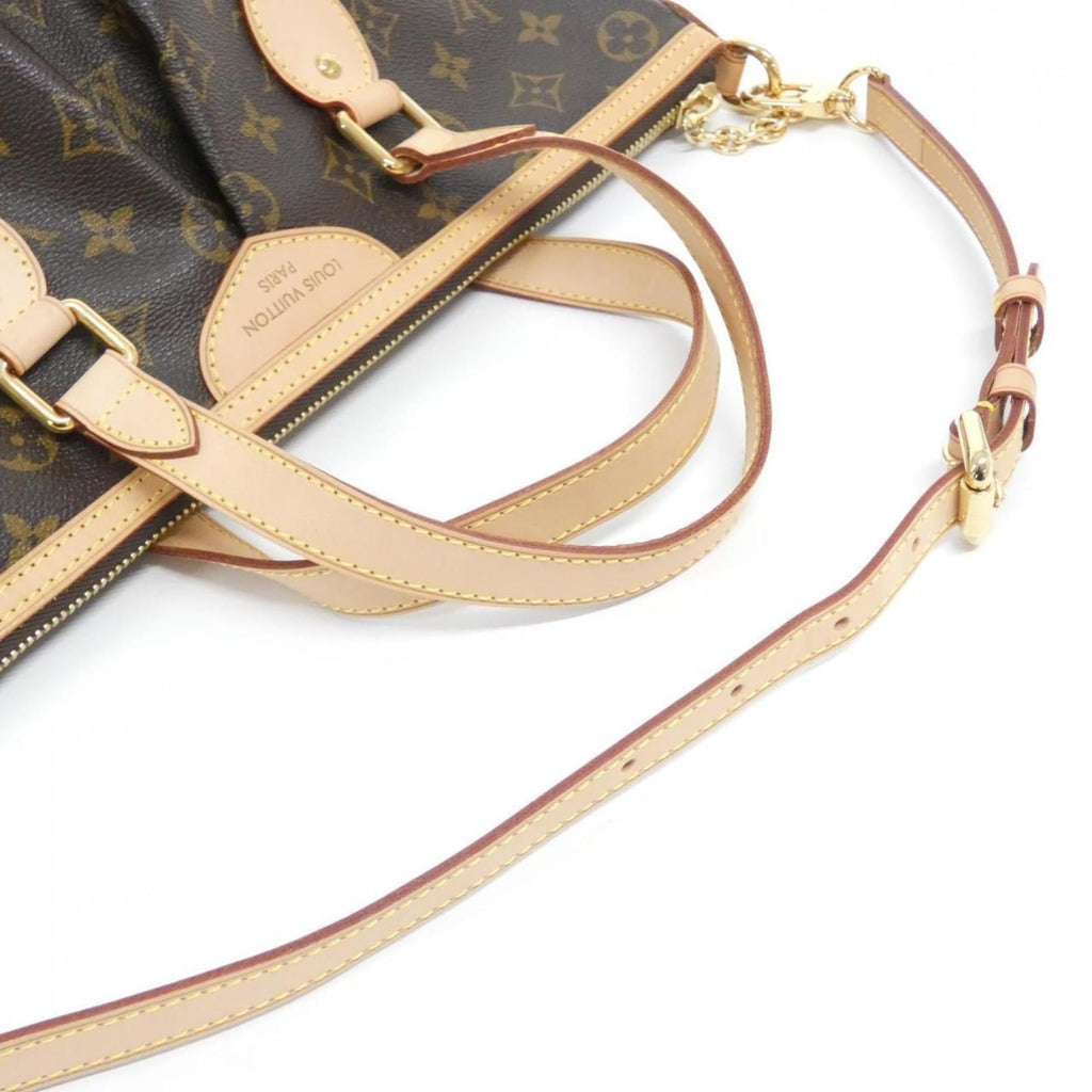 Louis Vuitton Marron Coated Canvas Handbag