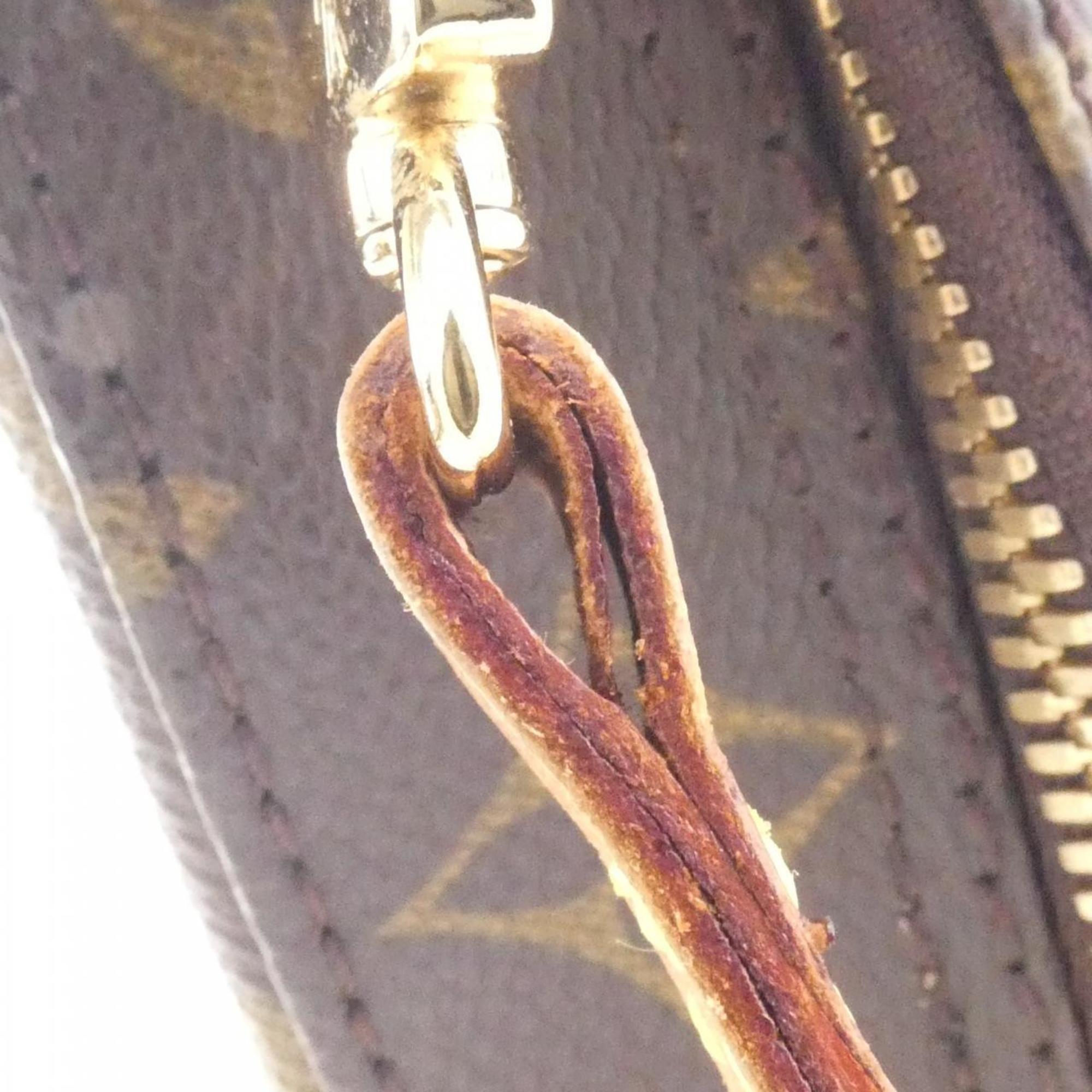 Louis Vuitton Brown Coated Canvas Handbag