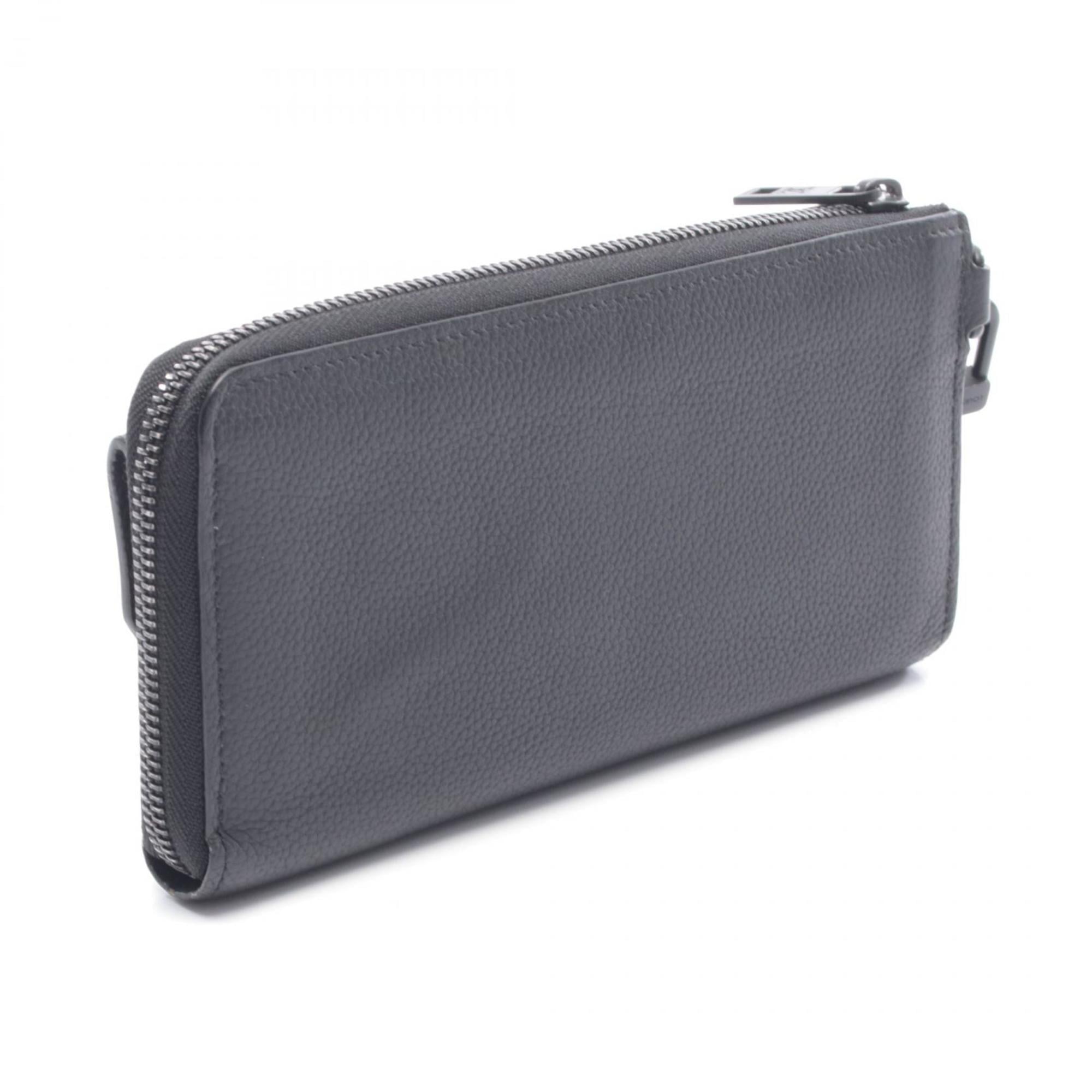 Louis Vuitton Black Noir Leather Long Wallet