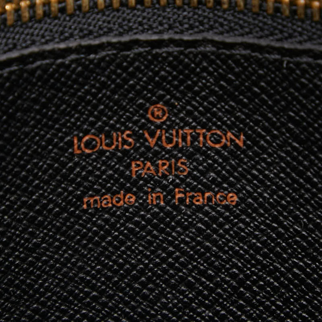 Louis Vuitton Borneo Green Leather Shoulder Bag