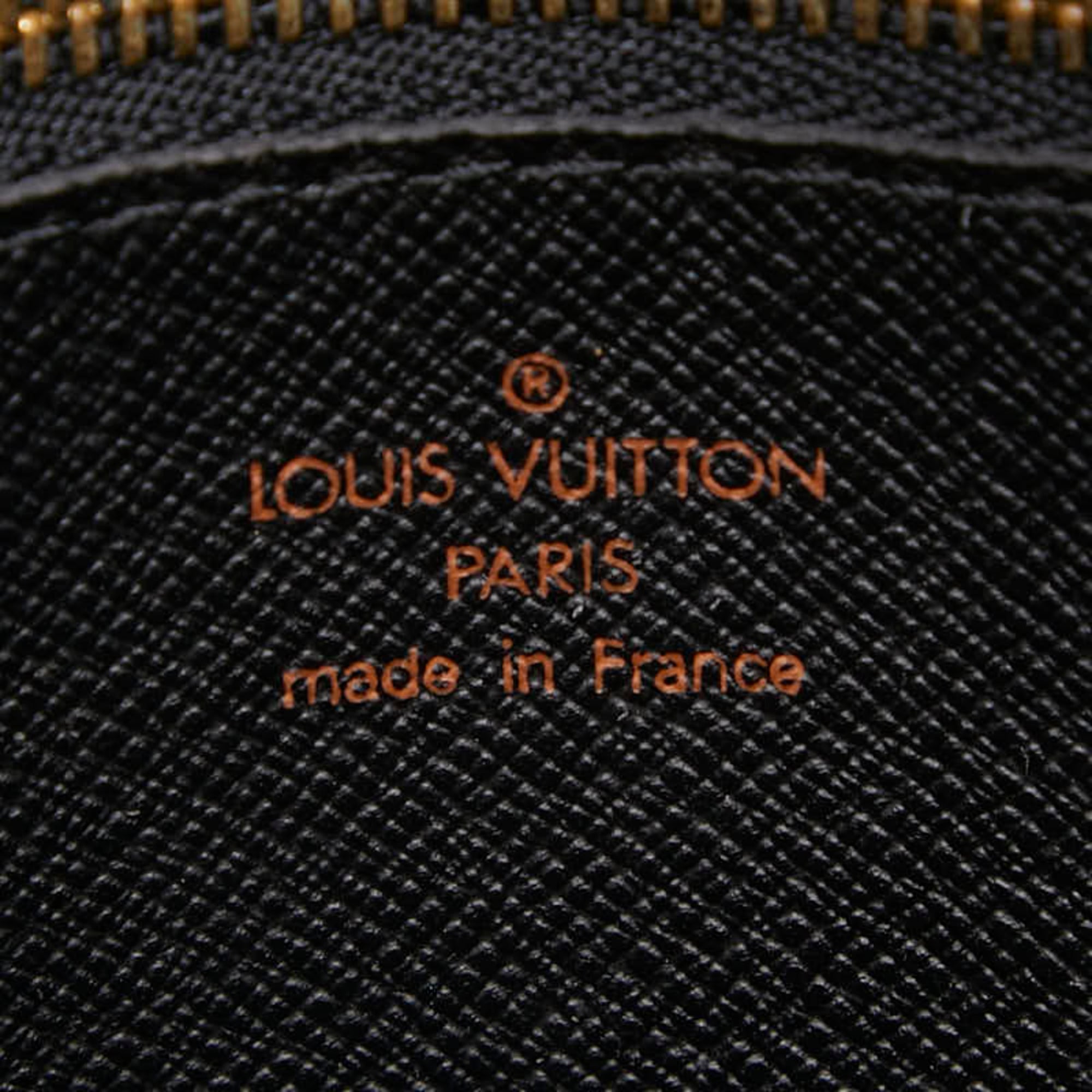 Louis Vuitton Borneo Green Leather Shoulder Bag