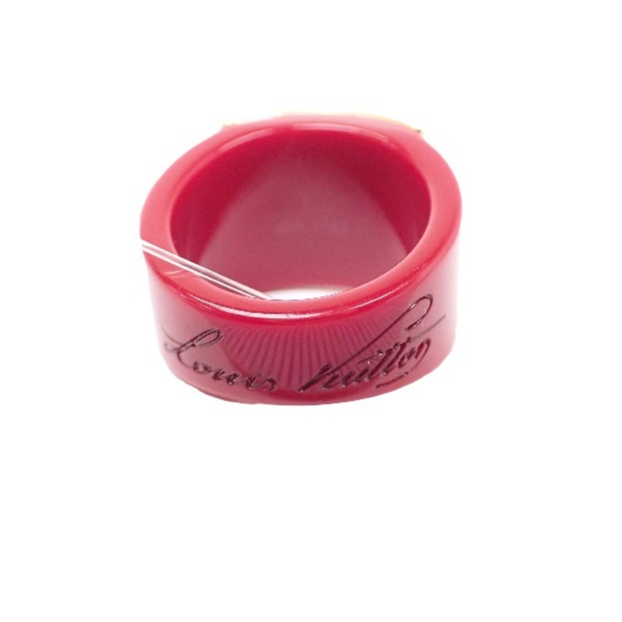Louis Vuitton Metal Plastic Band Ring