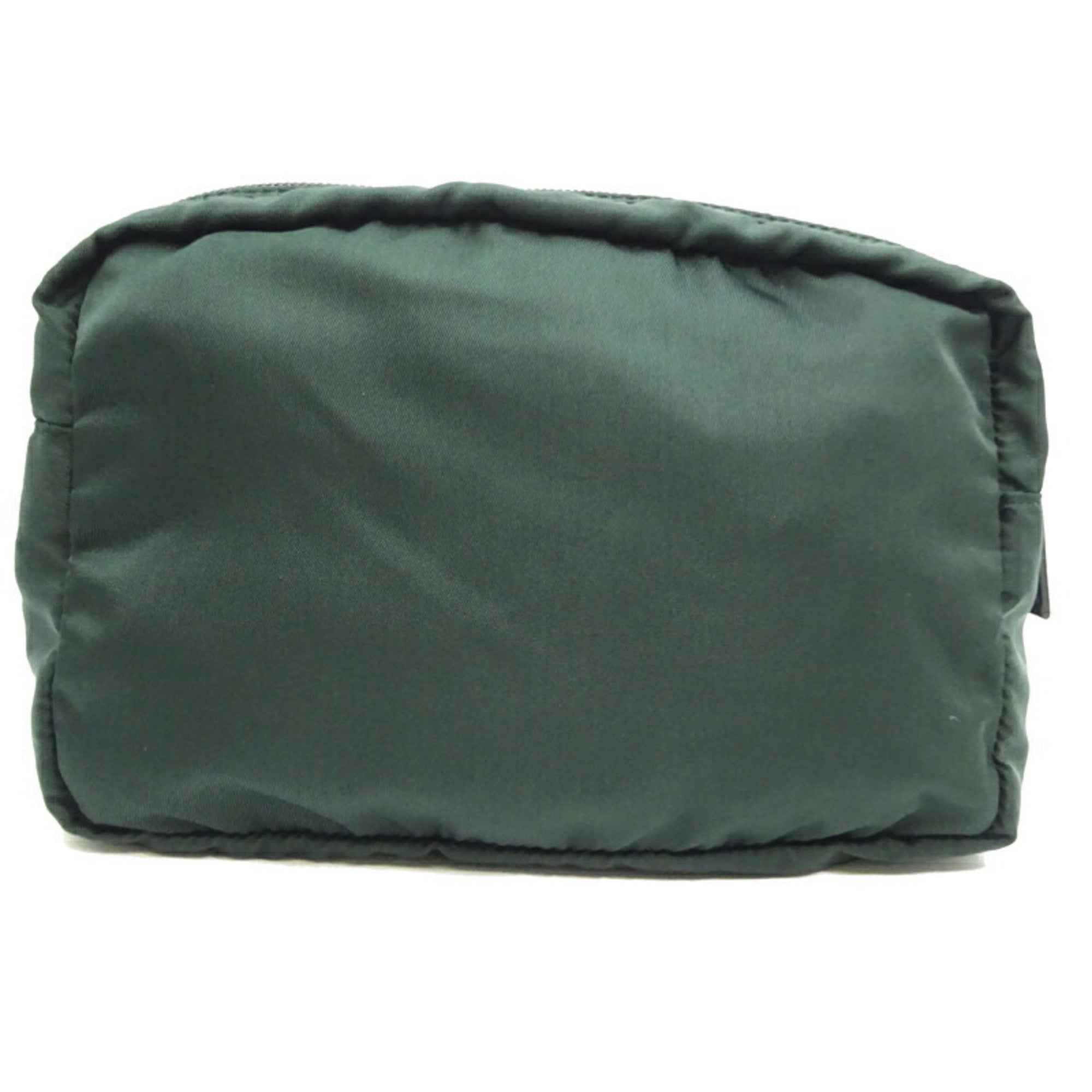 Prada Dark Green Nylon Pouch