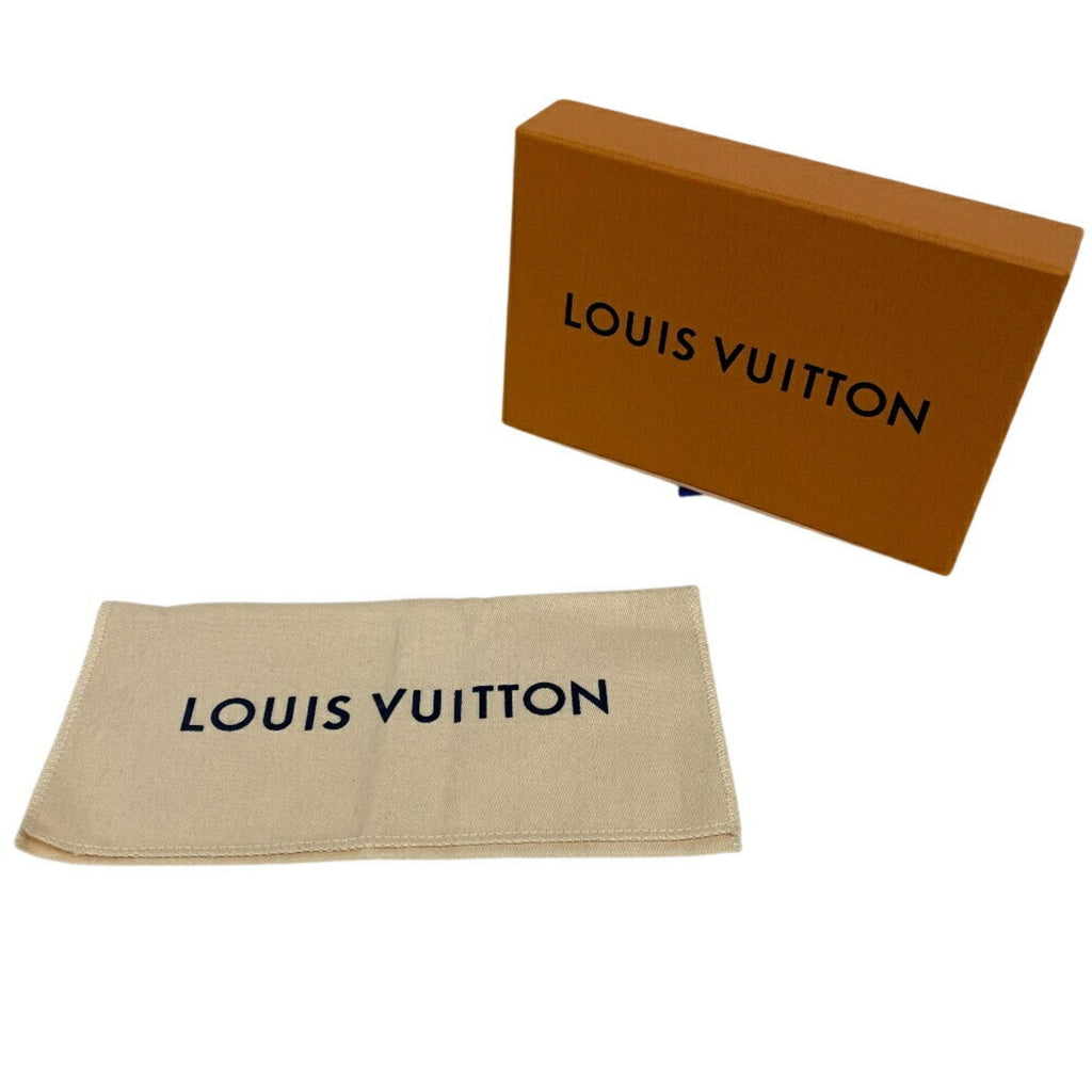 Louis Vuitton Brown Leather Wallet (Tri-Fold)