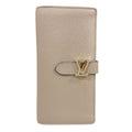 Louis Vuitton Beige Leather Long Wallet