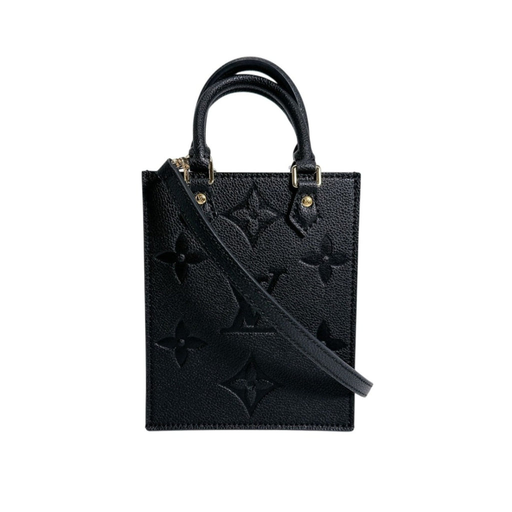 Louis Vuitton Black Monogram Empreinte Shoulder Bag
