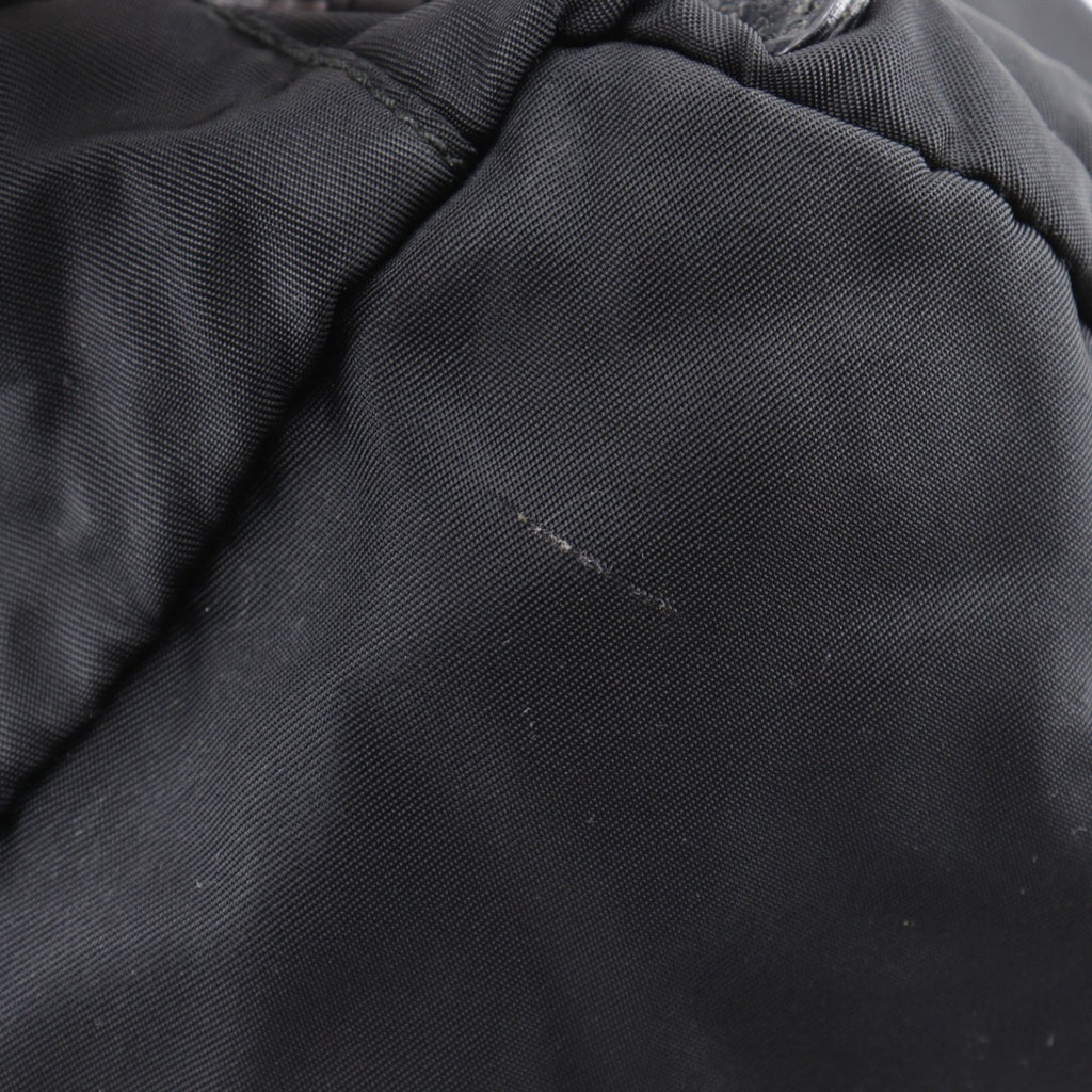 Prada Black Nylon Backpack Tote Bag