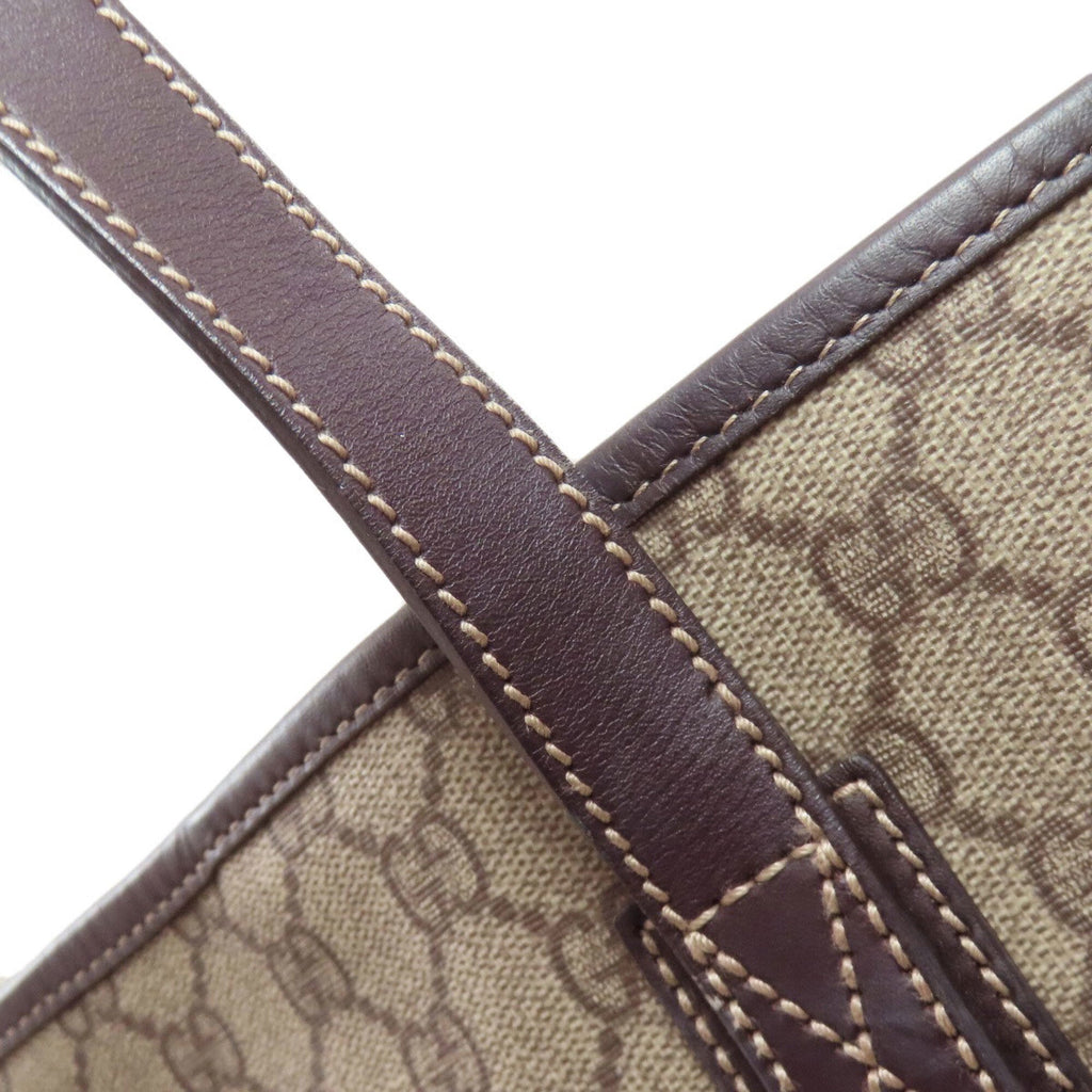 Gucci Brown Pvc Tote Bag (Pre-Owned)