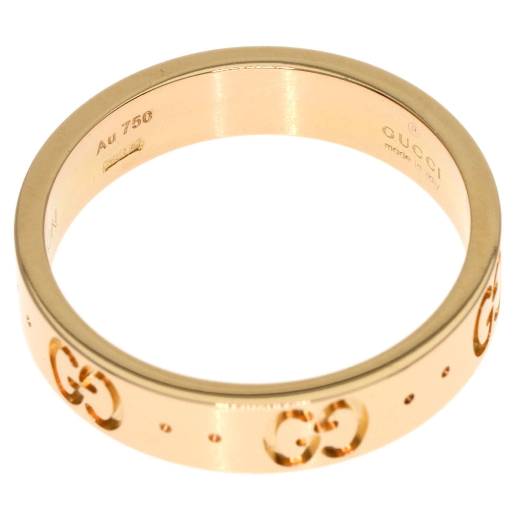 Gucci Pink Gold (18K) Band Ring (Pre-Owned)