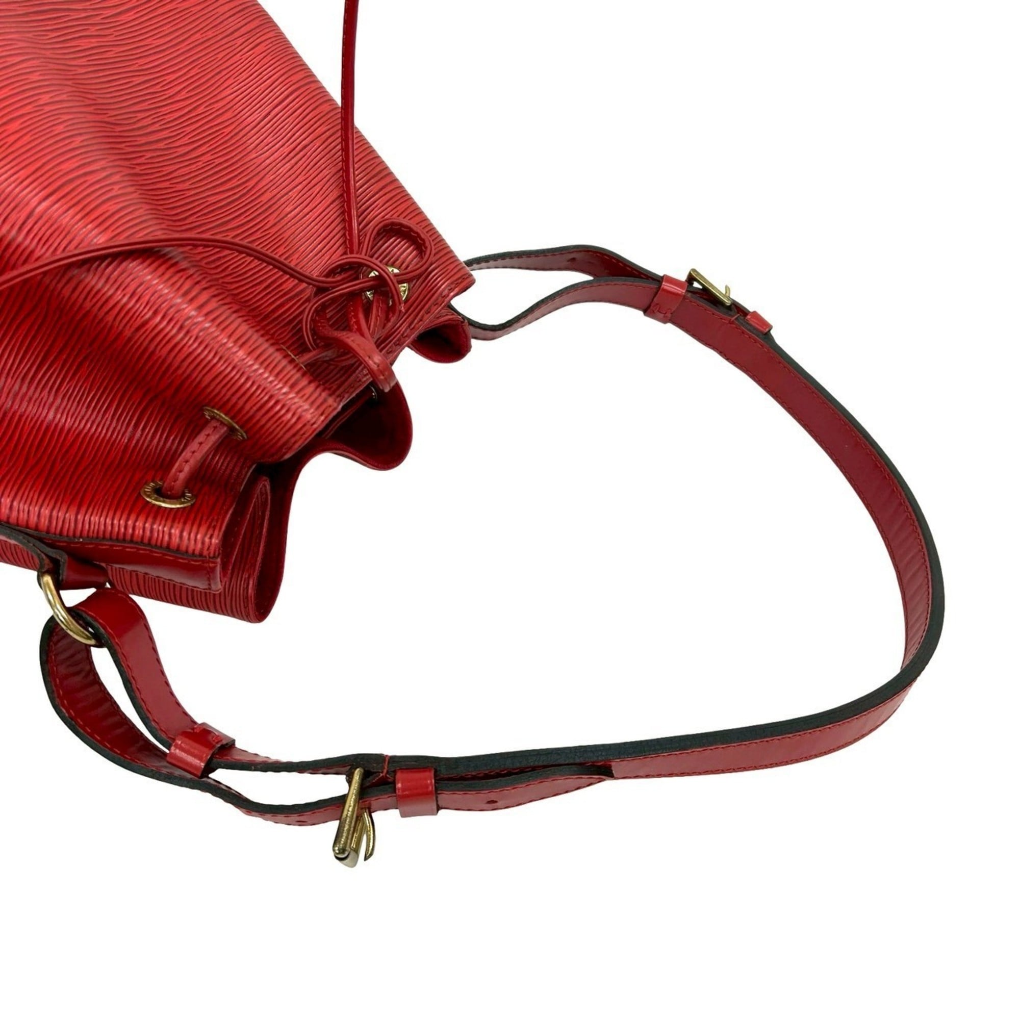 Louis Vuitton Red Color Epi Leather Shoulder Bag