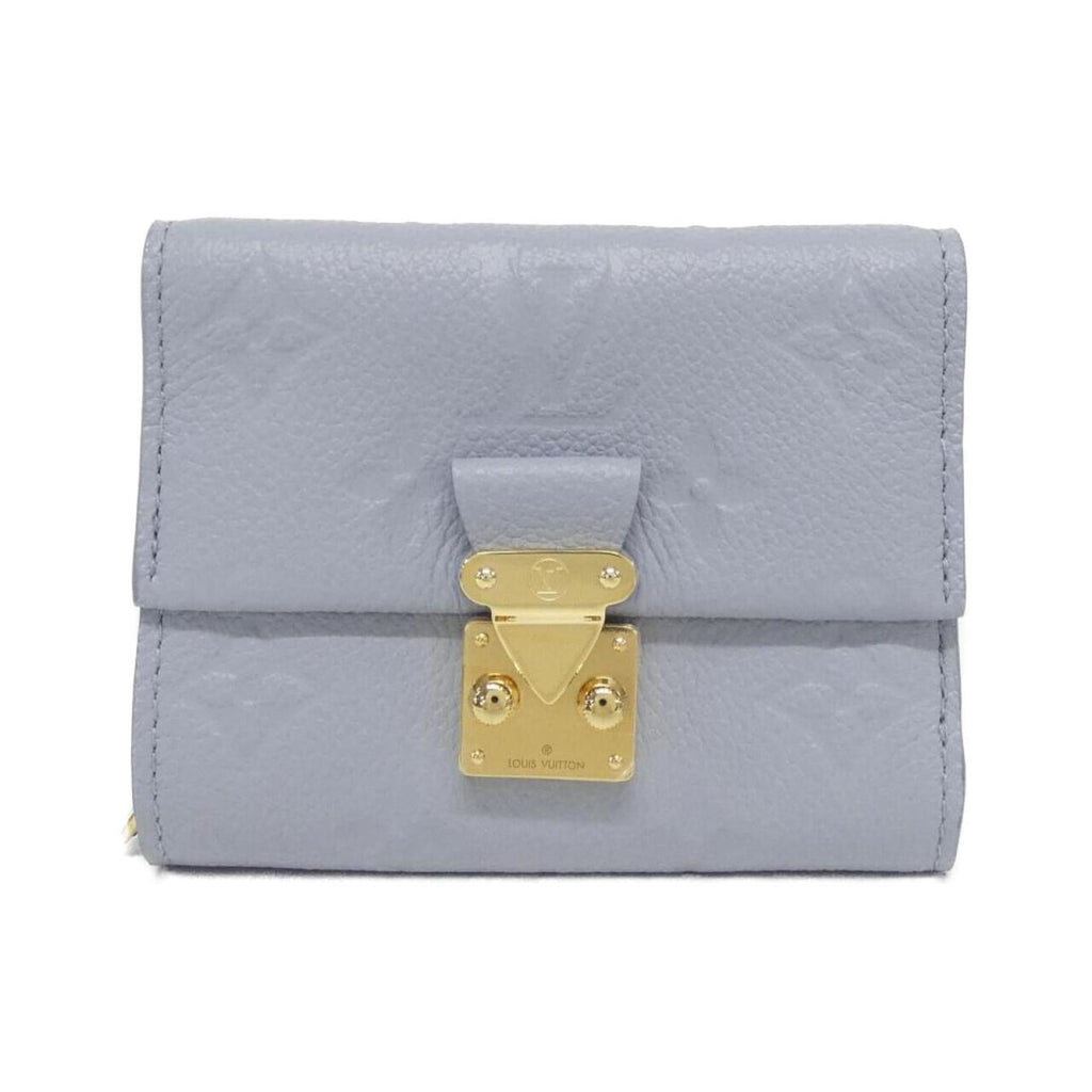Louis Vuitton Blue Leather Wallet (Tri-Fold)