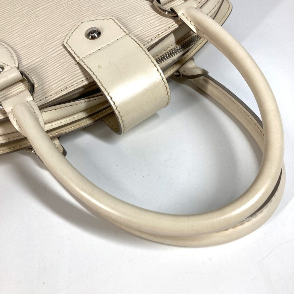 Louis Vuitton Lv Off White White Epi Leather Boston Bag Handbag Shoulder Bag