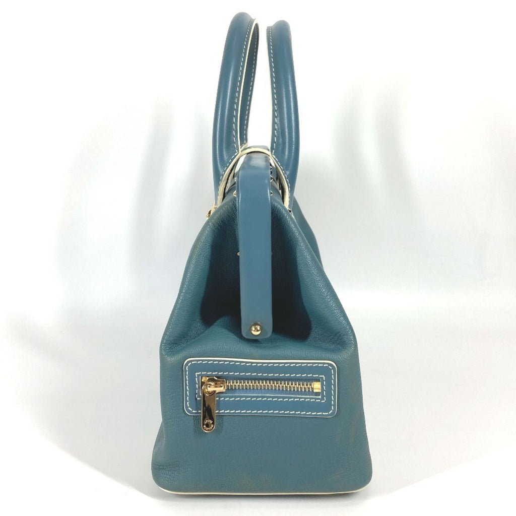 Louis Vuitton Blue Suhali Leather Leather Handbag Tote Bag