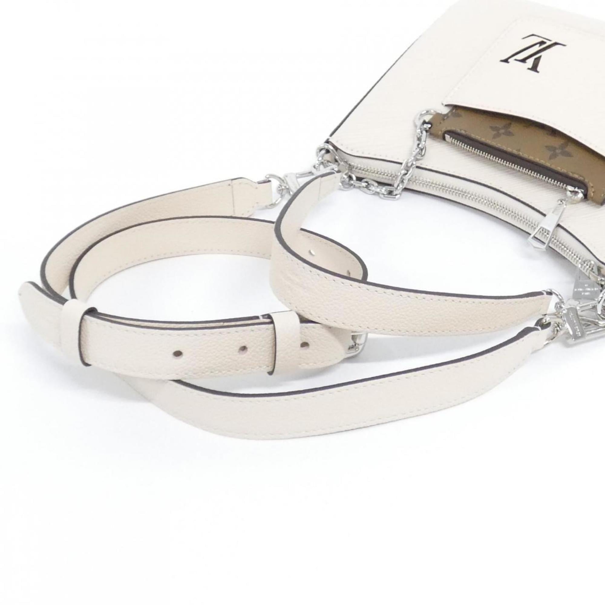 Louis Vuitton Ivory Leather Shoulder Bag