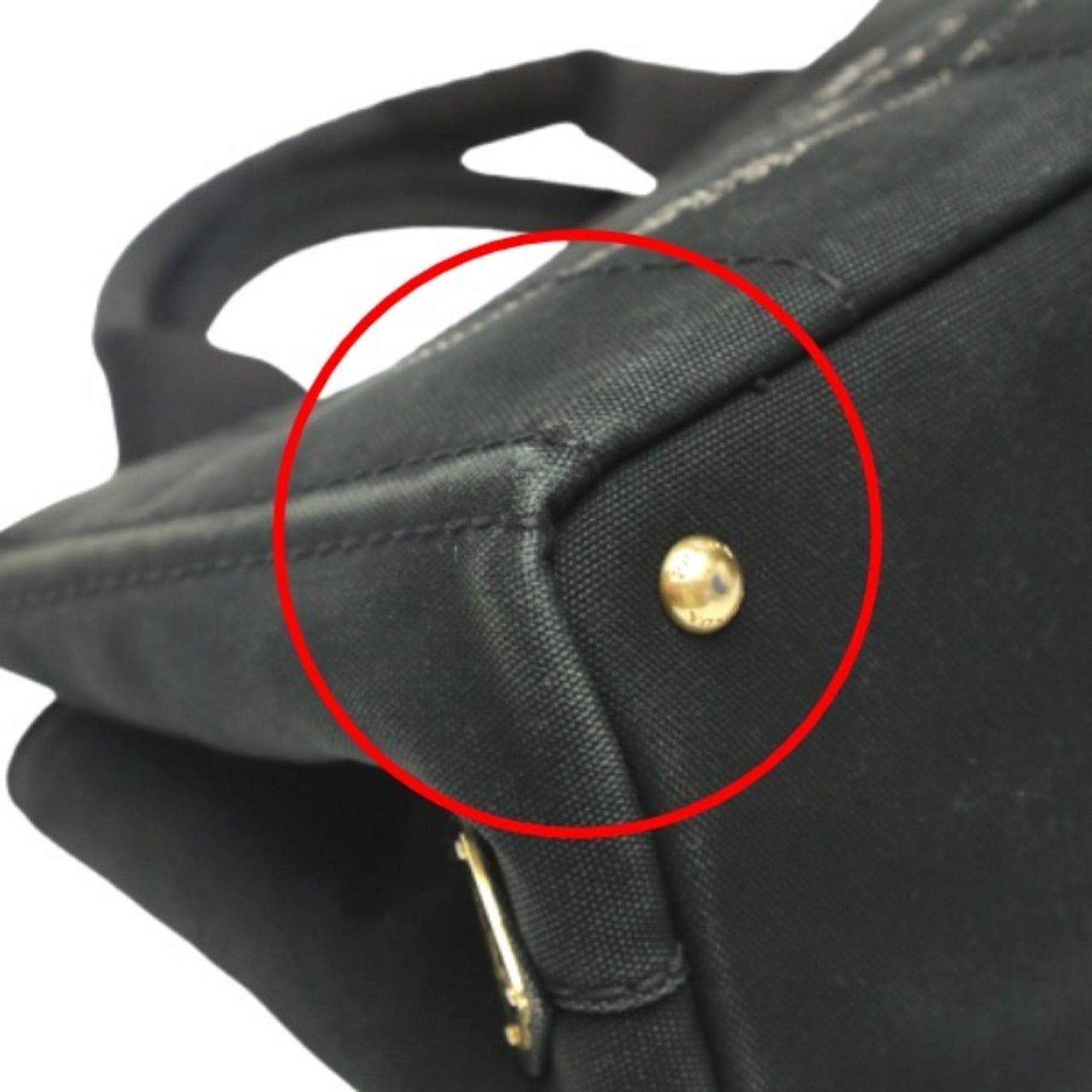 Prada Black Denim Tote Bag
