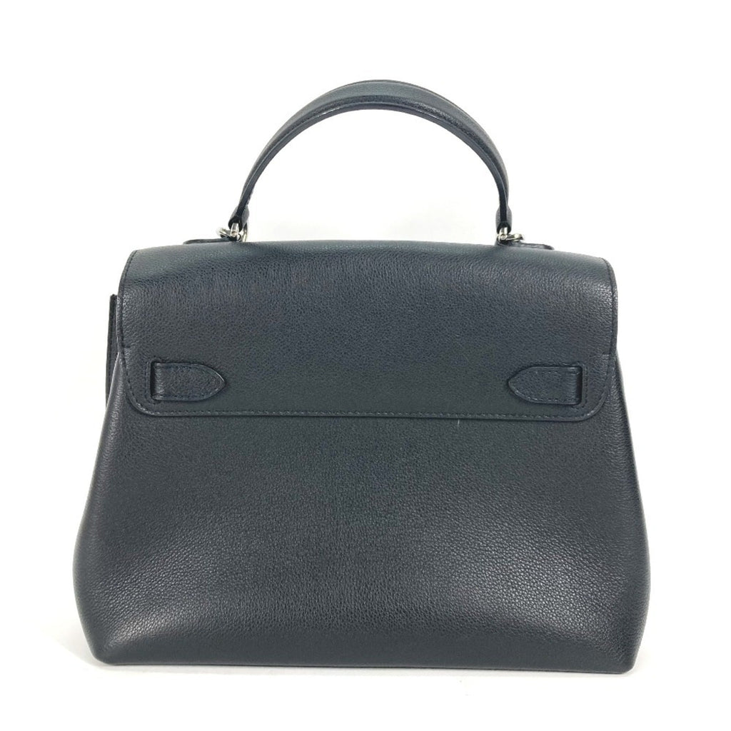 Louis Vuitton Black Noir Leather Handbag Tote Bag