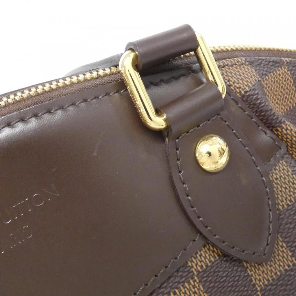 Louis Vuitton Brown Coated Canvas Handbag