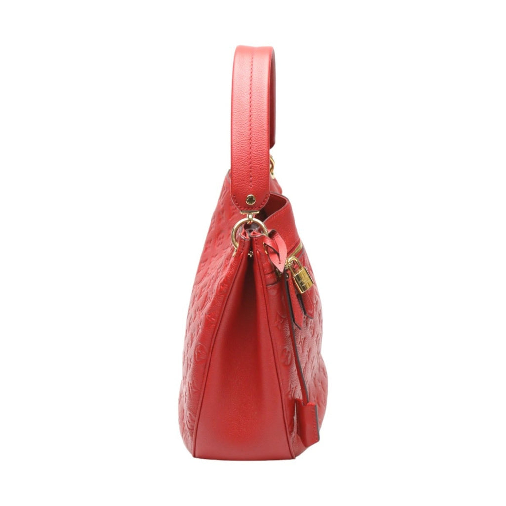 Louis Vuitton Red Color Monogram Empreinte Handbag