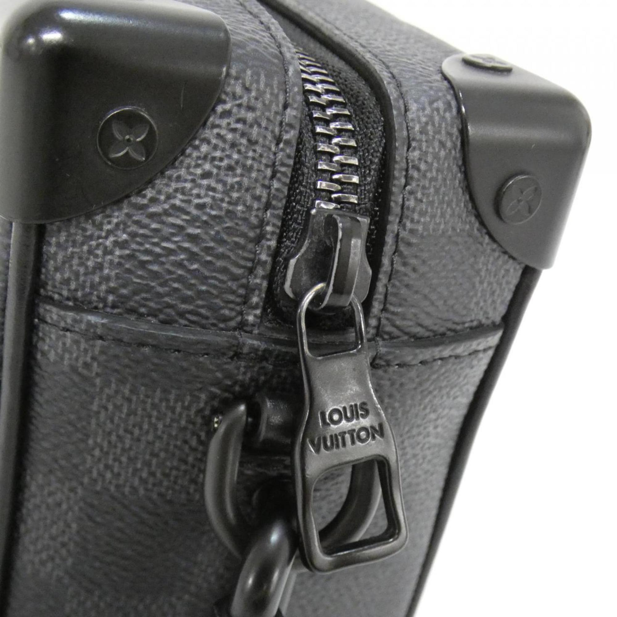Louis Vuitton Graphite Coated Canvas Shoulder Bag