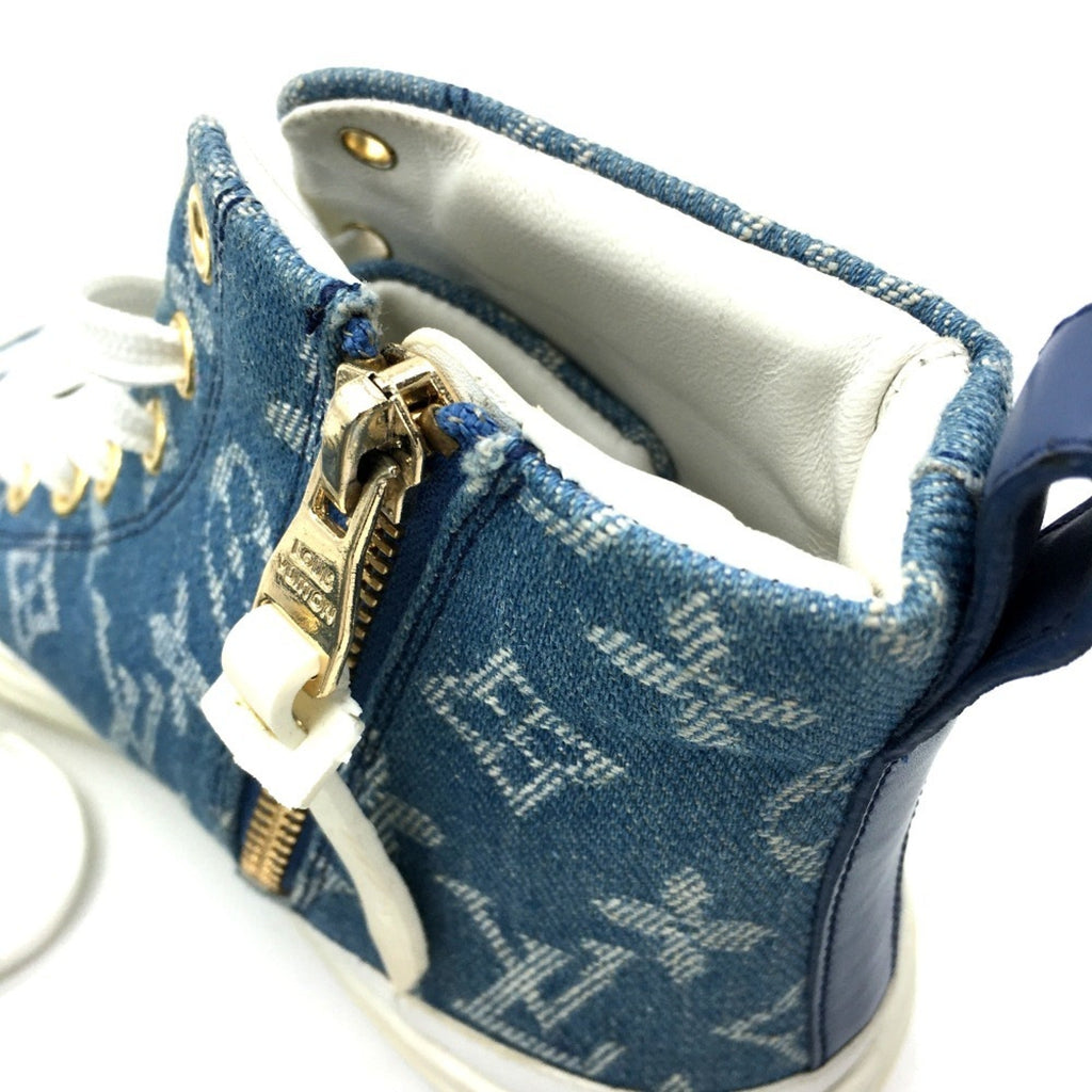 Louis Vuitton Blue White Sneakers