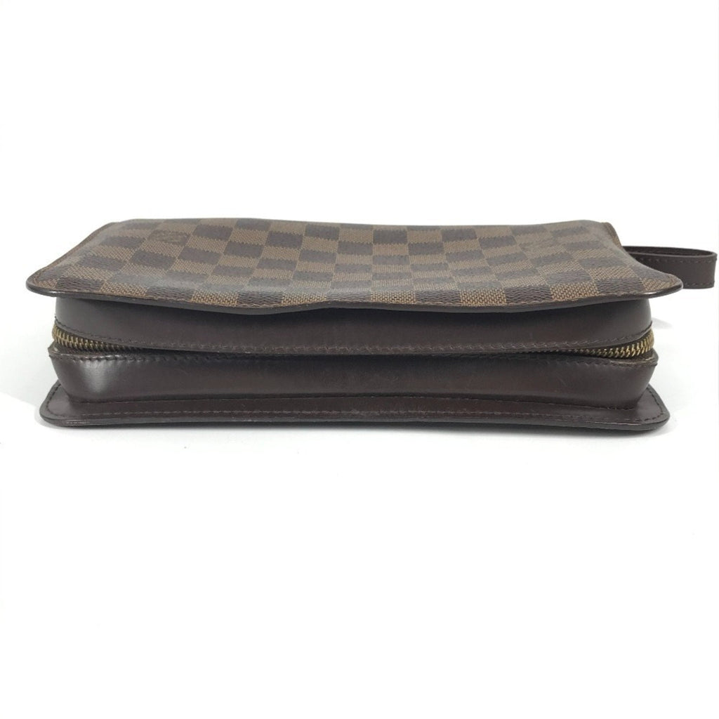 Louis Vuitton Brown Ebene Damier Canvas Clutch Bag Pouch