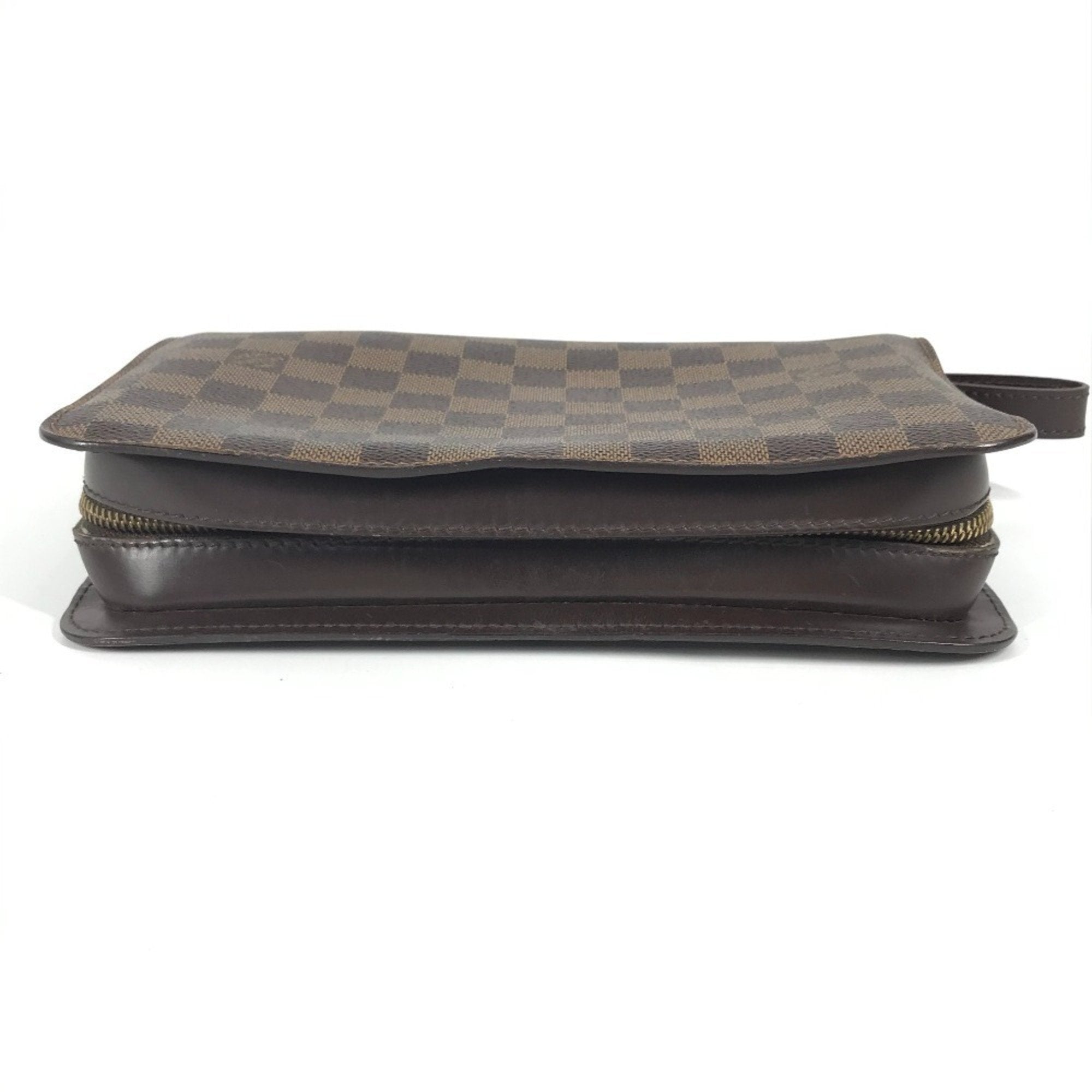 Louis Vuitton Brown Ebene Damier Canvas Clutch Bag Pouch